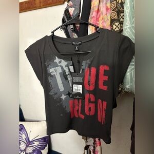 True religion tee size medium womens
